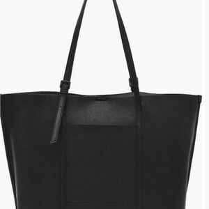NWT $228 Thacker Kay Leather Tote BLACK